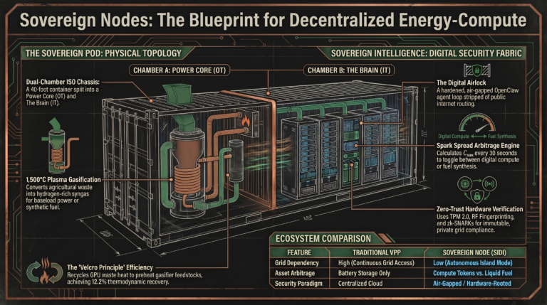 Sovereign Nodes: Architectural Specifications for Co-Optimized Energy-Compute Virtual Power Plants