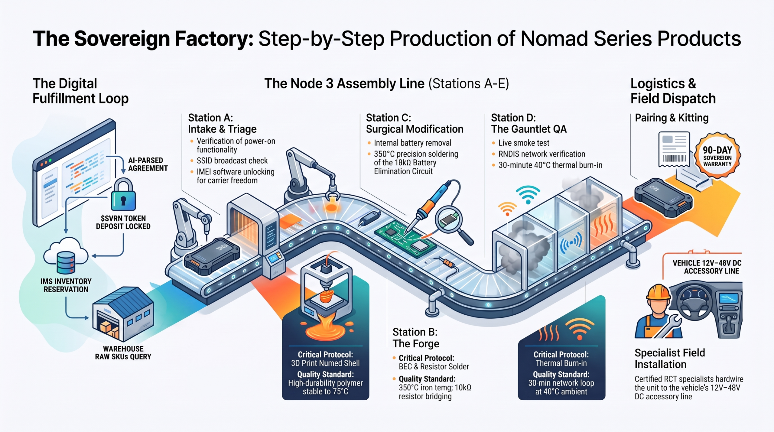 Operational Blueprint: The Generation 5 Nomad Ecosystem — From Sovereign Factory to Tactical Deployment