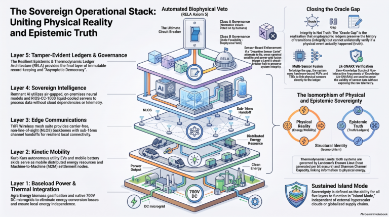 THE SOVEREIGN OPERATIONAL STACK: A Governance Framework for Asymptotic Democracy and the Resilient Epistemic & Thermodynamic Ledger Architecture (RELA)
