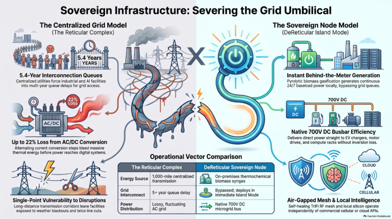 The Sovereign Electron How Agra Energy and DeReticular Decouple Critical Industry from the Fragile Grid